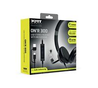 PORT DESIGNS Stereo Headset Active Office Usb Mic Office