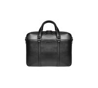 Port Designs Versailles II 14" Malette Noire Cuir, Port USB-A/USB-C, Compartiment Matelassé 34x25.5cm, Sangle Trolley, 400x115x390mm, 1.29kg