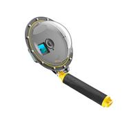 Port dôme submersibles avec support à vis 1/4 pour caméras d'action 5/4/3 avec inserts anti-buée pour plongée, plongée avec tuba, port dôme étanche