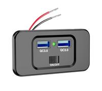 Port encastré - Base de connecteur, Chargeur de Murale, système de Prise électrique, Adaptateur de Tableau de Bord de Prise Automatique | Hub d'alimentation Mobile pour Une Utilisation sur Le