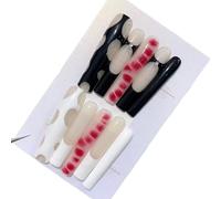 Port fait à la main de patchs for ongles de style européen et américain, teinture halo, patchs détachables for nail art, faux ongles(A-005,L)