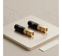 Port jack audio plaqué or de rechange pour casque Hifiman (doré) | Ajustement parfait pour he400, HE500, HE600, connexion sûre, pas de contact vacillant, montage facile