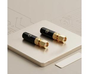 Port jack audio plaqué or de rechange pour casque HIFIMAN (noir) | Ajustement parfait pour he400, HE500, HE600, connexion sûre, pas de contact vacillant, montage facile