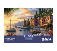 Port Puzzle 1000 Pièces Educa Jouet en Bois Divertissement Créatif Décoration Intérieure café Jeu Éducatif Challenge Toy pour Adultes Et Enfants À Partir De 12 Ans 70x50cm/1000pcs
