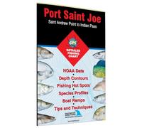 Port Saint Joe St Andrew Pass to Indian Pass Fishing Map