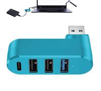 Port Splitter Hub - Verteiler Externe, Mehrfach Anschlussgerät | Externer Verteiler Hub, Schneller Datenverteiler Mit 4 Ports Für Computer Laptop Und Peripheriegeräte Nutzung