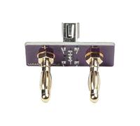 Port USB A, adaptateur d'alimentation CC, prise de sortie 5 V, fiche banane 19,05 mm, module terminal rouge pour chargement et test d'iPhone iPad