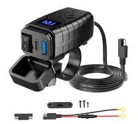 Port USB de, Port de Charge imperméable 66W avec Interrupteur on/Off pour fourgonnette, VTT, Bateau, Alimentation Universelle, USB
