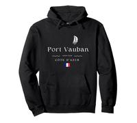 Port Vauban, port de plaisance d'Antibes, voile sur la Côte d'Azur Sweat à Capuche