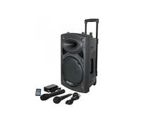 Port8VHF-BT Pack sono DJ PA portable avec rÃ cepteur bluetooth + pied de micro