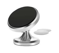Porta 'Auto via smartphone magnétique - Il prend en charge par téléphone 'Auto magnetica può ruotare di 360 gradi Senza bloccare la Presa d'aria. La base dello schermo verticale e orizzontale può