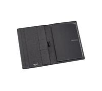 PORTA BLOCCO FABRIANO PELLE A5 15X21 BLACK