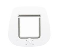 Porta gatto a 4 funzioni per porte in vetro 27x26cm, bianco Trixie