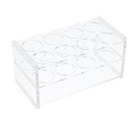 Porta Ragenzglass - Cadre de stockage pour tubes d'essai | Organisateur et conteneur pour des expériences scientifiques, des cours d'école, un laboratoire, une éducation et un stockage sûres