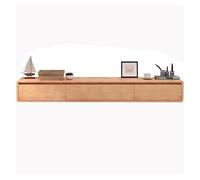 Porta TV Sospeso Multifonzionale, Consolle TV a Parete per Soggiorno, Centro di Intrattenimento con Ampio Spazio di Archiviazione e Design Elegante.