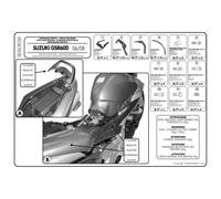 GIVI SR116M Porte-Bagages Spécifique avec un Ret De Plaque Pour Coffre Case