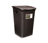 Panier À Linge Élégance 50 Litres Moka Marron Stefanplast