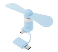 Portable 2 En 1 Color Type-C Hanldheld Cooling Fan USB Fan Cell Phone Fans Pour USB Phones Fans Portable