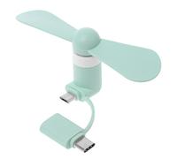 Portable 2 En 1 Color Type-C Hanldheld Cooling Fan USB Fan Cell Phone Fans Pour USB Phones Fans Portable