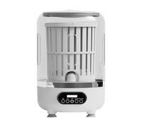 Portable - 3 L rechargeable avec panier rotatif - Portable pour vêtements intimes - Pour appartement, résidence, hôtel, vêtements pour animaux de compagnie, maillot de bain, sous-vêtements