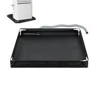 Portable AC Drain Pan - Foldable Leak-proof Oxford Mat | with Pipe Raised Edges Portable AC Tray for Refrigerator Ice Maker Dehumidifier Washing Machine Stain