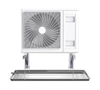 Portable AC Drain Pan - Stainless Steel Air Conditioner Drip Tray with Drain Kit for Outdoor Unit Water Collection