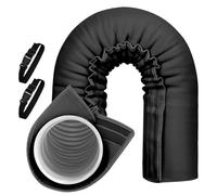 Portable AC Hose Insulation Cover, Waterproof Exhaust Pipe Sleeve for 5 & 5.9 Inch Diameter, Heat-Blocking Wrap for Indoor Use in Apartment Bedroom Commercial Work Space