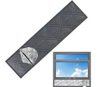 Portable AC Window Seal Kit, 3-Layer Heat Shield For AC
