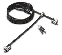 ACCO Kensington Antivol pour ordinateur portable K65048WW MicroSaver 2.0 T-Bar 2 verrous 2,4 m Noir