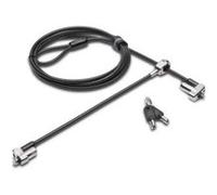Portable accessoires Kensington N17 Keyed Dual Head Laptop Lock Noir, Argent Câble Antivol Noir G