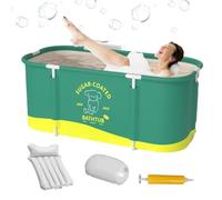 Portable Adulte,Grande capacité renforcée,115x60x50 cm Froide - pour été, baignade, Lavage, Maison, Camping, extérieur, Jardin