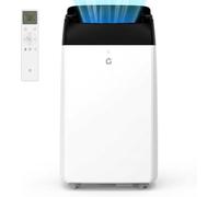 Portable Air Conditioner 12000 BTU, 3-en-1 Compact Cooler Dehumidifier and Ventilation Fan with Remote Control, Digital Display 24 Hour Timer and Sleep Mode, Energy Efficient Mobile AC TAC-12CPB/DM7