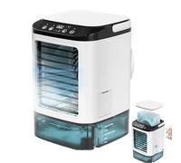 Portable Air Conditioner, Evaporative Cooling Fan, 56.98x9801 inches with 3 Speed AC Function, Compact Humidifier Cooler, Personal Space Cooler for Camping Picnic Beach, Bedroom Living Room Dorm