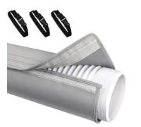 Portable Air Conditioner Hose Insulation, Oxford Cloth AC Pipe Wrap with 3 Buckle Straps, Energy-Saving Cover for Sliding Window, Wall Port, Winter Apartment, Home or Car