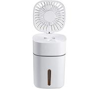 Portable air Conditioner Portable Air Conditioner Fan USB Portable Air Conditioner Fan with 3-Speed Built-in Colorful Atmosphere Lights 300ml Large Capacity Water Tank and 2000mah Battery Easy to C