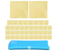 Portable Air Mattress, Patch Kit Waterproof 7x7cm, with Adhesive Repair System, Lightweight Quality Design Unit, Easy Fix Gear, Inflatable Tent and Pool for Repair Tape Set Outdoor Daily Uses