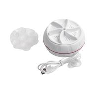 Portable alimenté par turbine pour machine à laver et mini lave-vaisselle pour les chaussettes, les sous-vêtements et la petite vaisselle, conçu pour économiser de l'espace en voyage