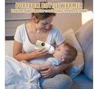 Portable Baby Bottle Warmer On The Go With Led Display,6 Temperature Levels 38-50¿,Usb Charging,Fast Heating And Keep Warm 48h For Breast Milk,Home And