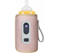 Portable Baby Bottle Warmer,Usb Bottle Warmer 5 Adjustable Temperature Bottle Warmer Travel Bag For Baby Care Home Outdoor.[X6]