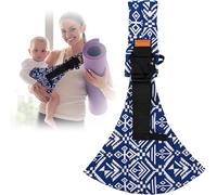 Portable Baby Carrier Sling,Physiological Baby Carrier,Baby Carrier,Baby Carrier From Birth For Babies From 0 To 36 Months,Toddler Up To 15 Kg (Blue)