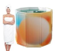 Portable Bathtub For Adults, Thickened Full-Body Washing Tub, Foldable Spa Soaking Bucket, Compact Hot Water Bath Tub For Home Relaxation And Therapeutic Soaking