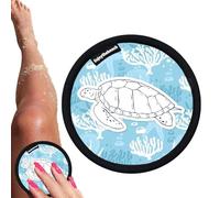 Portable Beach Cleaning Mitt, Sand Wipe Off Brush for Skin and Paws, Must-Have Travel Accessory for Family Outings, Vacations, Camping, and Coastal Adventures, 4.72 inches
