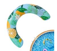 Portable Beach Float, Compact Swim Tube, 29.53x19.69 inches Pool Ring with PVC Material, Smooth Pool Tube, Summer Float with Fun Design, Swimming Gear for Vacation Party