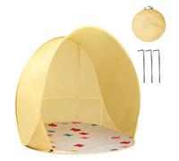 Portable Beach Tent - 57.04 inches Automatic Foldable Sun Shelter, Breathable UV Resistant Canopy with Spacious Shade Design, Lightweight Pop-Up Beach Tent, Outdoor Camping Shade Tents