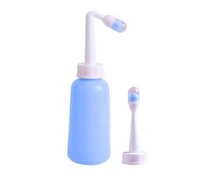 Portable Bidet - Travel Squeeze Bottle, Postpartum with Angled Nozzle Spray, Handheld Toilet Attachment, Personal Hygiene , Shower Shattaf for Exercise Daily Cleansing