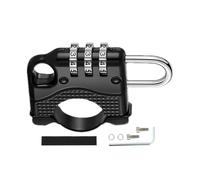 Portable Bike Helmet Security Lock - Number Code Protector | Compact Anti-Theft Device with Steel Wire, Riding Accessory for Electric Bikes, Scooters, Night Use, Travel