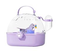 Portable Bird Carrier Cage, Compact Parakeet Travel Case, Small Pet Carrier Water Bottle, Lightweight and Sturdy Design, Easy-to-Carry Handle, Size, Ideal for Outdoor and Vet Visits