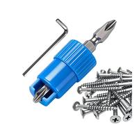 Portable Bit Holder, Screw Tool, 2.55 Inch Bit Gripper with Steel Material, Compact Screw Wrench, Hardware Tool with Reliable Design, Drill Accessory for Wardrobe Projects