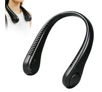 Portable Bladeless Cooling Neck Fan, 3-Speed Wearable Personal Blower, High-Performance Rechargeable Airflow Component for Summer Travel, Quiet Hands-Free Fan for Outdoor Sports, Camping & Office