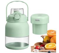 Portable Blender for Smoothies Shakes - Personal Travel USB Rechargeable Blender Bottle, Mini Juicer Cup for Fruits, Vegetables & Ice - Cold Press Juicer & Lime Squeezer
